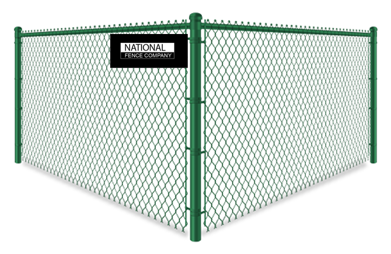 Green Coated chainlink